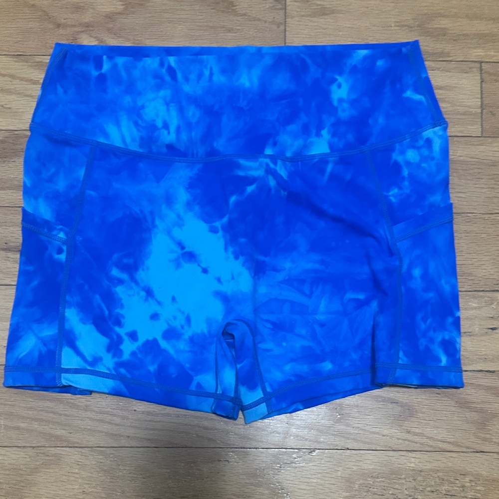 Electric Blue Women's Athletic 4in Shorts